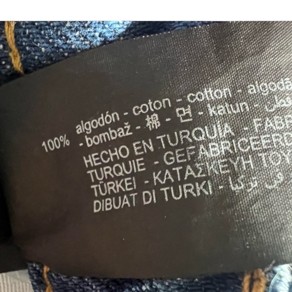 ZARA 90’s High Waist Slim Mom Fit Jeans in Too Long Blue Size 2 - Picture 10 of 10